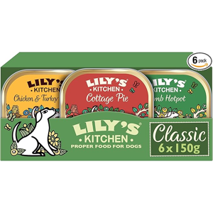 Lily's Kitchen Natural Adult Dog Food Wet Trays - Classic Dinners Multipack - Ch Lily's Kitchen Natural Adult Dog Food Wet Trays - Classic Dinners Multipack - Ch
