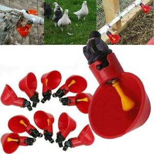 GreenZech Plastic Poultry Water Drinking Cup Chicken Hen Bird Automatic Drinker Pigeons Qu GreenZech Plastic Poultry Water Drinking Cup Chicken Hen Bird Automatic Drinker Pigeons Qu
