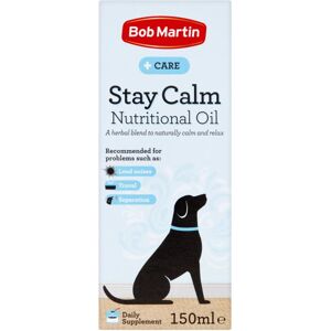 Bob Martin Stay Calm Nutritional Oil 150ml - Daily Supplement For Dogs Bob Martin Stay Calm Nutritional Oil 150ml - Daily Supplement For Dogs