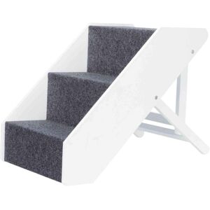 Trixie Height-Adjustable Pet Stairs, 40 x 67 cm, White Trixie Height-Adjustable Pet Stairs, 40 x 67 cm, White