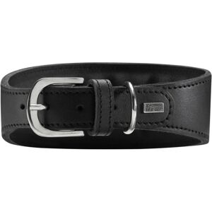HUNTER Super Soft Leather Padded Greyhound Collar 47 (S-M) Black HUNTER Super Soft Leather Padded Greyhound Collar 47 (S-M) Black