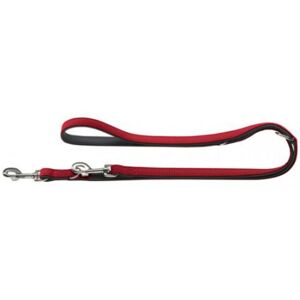 HUNTER Softie Art-Nubuk Nickel Training Lead Rope, 20 x 200 cm, Large, Red/Nappa HUNTER Softie Art-Nubuk Nickel Training Lead Rope, 20 x 200 cm, Large, Red/Nappa