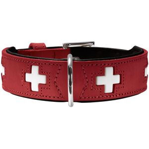 HUNTER Collar Swiss 75 Organic Leather,61,0-68,5 cm, Red/Black HUNTER Collar Swiss 75 Organic Leather,61,0-68,5 cm, Red/Black