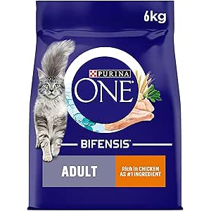 Purina ONE Adult Dry Cat Food Rich in Chicken 6kg, Packaging may vary Purina ONE Adult Dry Cat Food Rich in Chicken 6kg, Packaging may vary