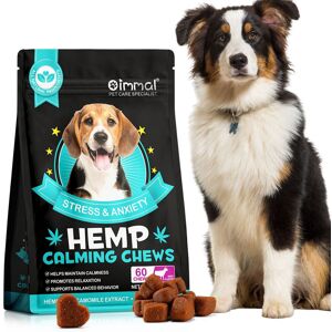Oimmal Hemp Calming Soft Chews for Dogs – 60x Beef-Flavored Anxiety Relief Treat Oimmal Hemp Calming Soft Chews for Dogs – 60x Beef-Flavored Anxiety Relief Treat