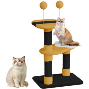 KONO (Black) Bees Vibrant Colors Cat Tree Playful Design Cat Tower KONO (Black) Bees Vibrant Colors Cat Tree Playful Design Cat Tower