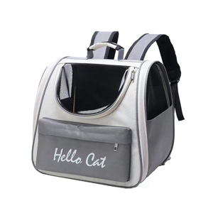 Exogio Cat/Dog Backpack Carrier with 180-Degree Transparent Cat-Head Window, Ventilated Exogio Cat/Dog Backpack Carrier with 180-Degree Transparent Cat-Head Window, Ventilated