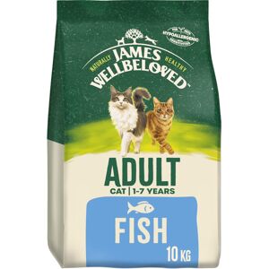 James Wellbeloved Adult Fish 10 kg Bags, Hypoallergenic Dry Cat Food James Wellbeloved Adult Fish 10 kg Bags, Hypoallergenic Dry Cat Food