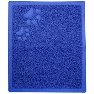 Rosewood Anti-Slip Cat Litter Tray Mat, 44 x 38cm, Blue Rosewood Anti-Slip Cat Litter Tray Mat, 44 x 38cm, Blue