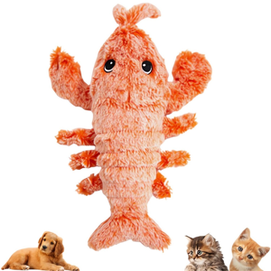 Torribaly Floppy Lobster Dog Toys Plush Jumping Interactive Toy Motion Activated Moving Pe Torribaly Floppy Lobster Dog Toys Plush Jumping Interactive Toy Motion Activated Moving Pe