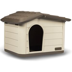 URBN Living (Cappuccino, 60x51x41cm) Plastic Dog House Pet Kennel Shelter for Small Medium S URBN Living (Cappuccino, 60x51x41cm) Plastic Dog House Pet Kennel Shelter for Small Medium S