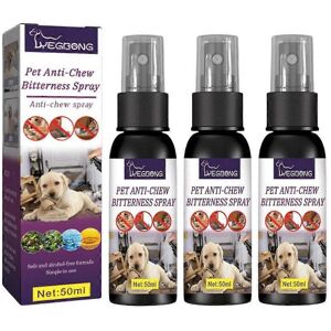 Unbranded (3pcs) Bitter Apple Spray For Dogs Anti-chewing, Pet Bitter Stop Chewing Spray B Unbranded (3pcs) Bitter Apple Spray For Dogs Anti-chewing, Pet Bitter Stop Chewing Spray B