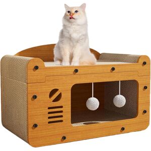 Unbranded Cat Scratching Board, Cat Scratcher for House Cats, Scratching Cardboard Cat Hou Unbranded Cat Scratching Board, Cat Scratcher for House Cats, Scratching Cardboard Cat Hou