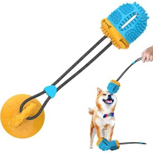 Unbranded Food Dispensing Ball for Dogs,Suction Cup Dog Slow Feeder Ball - Anti-Bite Treat Unbranded Food Dispensing Ball for Dogs,Suction Cup Dog Slow Feeder Ball - Anti-Bite Treat