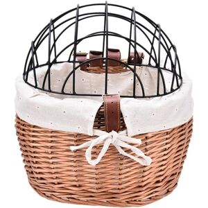 Unbranded Basket for Dogs, Wire Mesh Cover, Willow Basket for Small Dogs and Cats, Removab Unbranded Basket for Dogs, Wire Mesh Cover, Willow Basket for Small Dogs and Cats, Removab