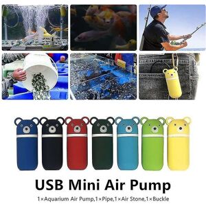 Unbranded (red) Mini Aquarium Air Pump Outdoor Fishing Oxygen Compressor Usb Rechargeable Unbranded (red) Mini Aquarium Air Pump Outdoor Fishing Oxygen Compressor Usb Rechargeable