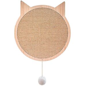 Kricely (As show, One size) Grinding Claws Mat Suction Cup Wooden Grinding Claws Cushion Kricely (As show, One size) Grinding Claws Mat Suction Cup Wooden Grinding Claws Cushion