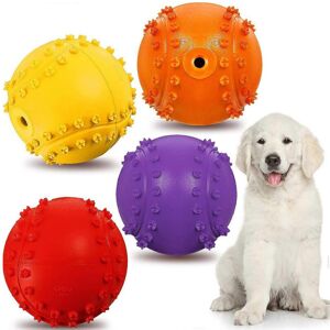 Unbranded 4 Pieces of Durable Rubber Dog Ball Toys, Interactive and Non-Toxic, Chew Toys f Unbranded 4 Pieces of Durable Rubber Dog Ball Toys, Interactive and Non-Toxic, Chew Toys f