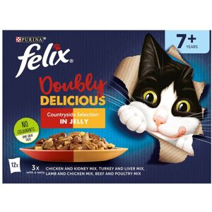 Felix As Good as it Looks Doubly Delicious Meat in Jelly - Pouch (12x85g) Felix As Good as it Looks Doubly Delicious Meat in Jelly - Pouch (12x85g)