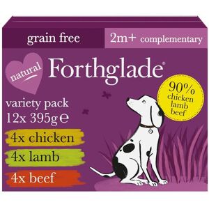Forthglade Just Multicase (Chicken, Lamb and Beef) Grain Free 12 x 395g Forthglade Just Multicase (Chicken, Lamb and Beef) Grain Free 12 x 395g