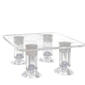 Unbranded (Length 12 x Width 10 x Height 4.5cm) Fish Tank Water Pump Riser - Stable Water Unbranded (Length 12 x Width 10 x Height 4.5cm) Fish Tank Water Pump Riser - Stable Water