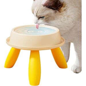 Unbranded (Beige / yellow) Raised Cat Bowl, Raised Feeding Bowl for Cats, Anti-Reflux Cat Unbranded (Beige / yellow) Raised Cat Bowl, Raised Feeding Bowl for Cats, Anti-Reflux Cat