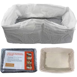 Unbranded Cat Litter Tray Pan Liners Bags, Drawstring Quick Litter Box Liner, Pet Poop Sif Unbranded Cat Litter Tray Pan Liners Bags, Drawstring Quick Litter Box Liner, Pet Poop Sif