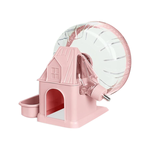 Kopinma 4 in 1 Quiet Hamster Exercise Wheel, Multi Functional House with Running Water B Kopinma 4 in 1 Quiet Hamster Exercise Wheel, Multi Functional House with Running Water B