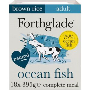 Forthglade Complete Natural Wet Dog Food - Ocean Fish with Brown Rice (18 x 395g Forthglade Complete Natural Wet Dog Food - Ocean Fish with Brown Rice (18 x 395g