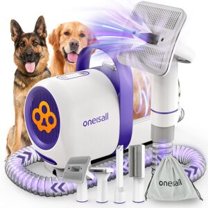 oneisall Dog Grooming Vacuum Kit,Suction 99% Pet Hair,Dog Grooming Brush,Dog Hai oneisall Dog Grooming Vacuum Kit,Suction 99% Pet Hair,Dog Grooming Brush,Dog Hai