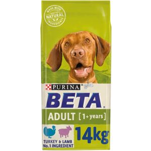 Purina BETA Turkey and Lamb Adult Dry Dog Food 14kg Purina BETA Turkey and Lamb Adult Dry Dog Food 14kg
