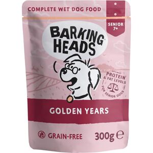 Barking Heads Wet Dog Food for Senior Dogs - Golden Years - Free-Run Chicken & S Barking Heads Wet Dog Food for Senior Dogs - Golden Years - Free-Run Chicken & S