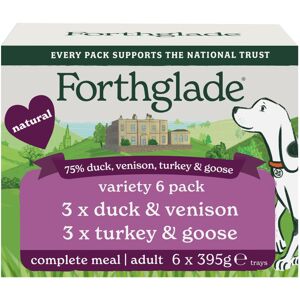 Forthglade Wet Dog Food, National Trust Variety Pack (6 x 395g Trays) - Adult 1 Forthglade Wet Dog Food, National Trust Variety Pack (6 x 395g Trays) - Adult 1