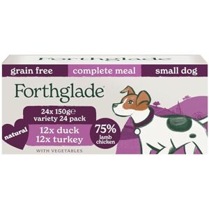 Forthglade Wet Dog Food For Small Dogs (24 x 150g Trays) - Grain Free Variety Pa Forthglade Wet Dog Food For Small Dogs (24 x 150g Trays) - Grain Free Variety Pa