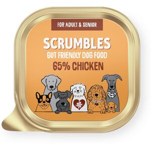 Scrumbles Chicken Natural Wet Dog Food, Grain Free Recipe with 65% Chicken and S Scrumbles Chicken Natural Wet Dog Food, Grain Free Recipe with 65% Chicken and S