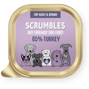 Scrumbles Turkey Natural Wet Dog Food, Grain Free Recipe with 65% Turkey and Sli Scrumbles Turkey Natural Wet Dog Food, Grain Free Recipe with 65% Turkey and Sli