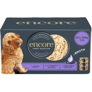 Encore 100 Percent Natural Wet Dog Food, Finest Chicken Selection in Broth, 156g Encore 100 Percent Natural Wet Dog Food, Finest Chicken Selection in Broth, 156g