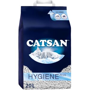 CATSAN - Hygiene Plus Non-Clumping Adult Cat Litter and Kitten Litter - 20L - 10 CATSAN - Hygiene Plus Non-Clumping Adult Cat Litter and Kitten Litter - 20L - 10