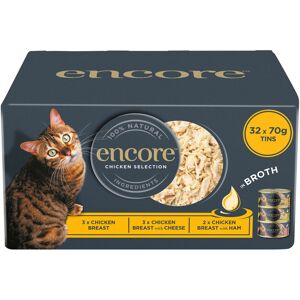Encore 100% Natural Wet Cat Food Multipack Chicken Selection in Broth (Pack of 3 Encore 100% Natural Wet Cat Food Multipack Chicken Selection in Broth (Pack of 3