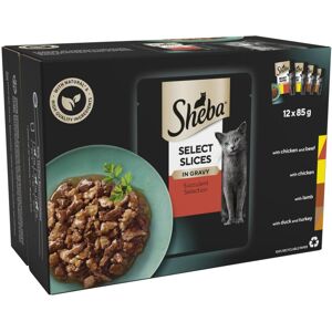 Sheba Select Slices in Gravy 48 Pouches, Adult Wet Cat Food, Succulent Selection Sheba Select Slices in Gravy 48 Pouches, Adult Wet Cat Food, Succulent Selection
