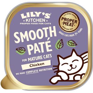 Lily's Kitchen Lily?s Kitchen Mature Wet Cat Food Tray Chicken Pat? Grain-free Recipe 19 x 85g Lily's Kitchen Lily?s Kitchen Mature Wet Cat Food Tray Chicken Pat? Grain-free Recipe 19 x 85g