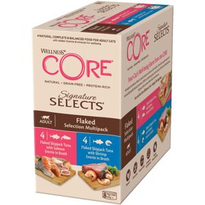 Wellness CORE Signature Selects, 8 x 79g, Flaked Selection Mix, Wet Cat Food, De Wellness CORE Signature Selects, 8 x 79g, Flaked Selection Mix, Wet Cat Food, De