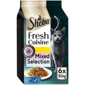 SHEBA Fresh Cuisine Taste of Hawaii Cat Pouches 8x6x50g SHEBA Fresh Cuisine Taste of Hawaii Cat Pouches 8x6x50g
