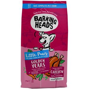 Barking Heads Complete Dry Dog Food 6kg - Senior Little Paws (Small Breed) Golde Barking Heads Complete Dry Dog Food 6kg - Senior Little Paws (Small Breed) Golde