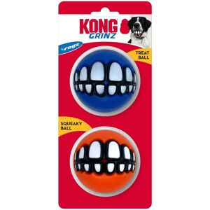 Kong Grinz by Rogz Variety Packs - Durable Bouncy Balls with Grinz Teeth (Large Kong Grinz by Rogz Variety Packs - Durable Bouncy Balls with Grinz Teeth (Large