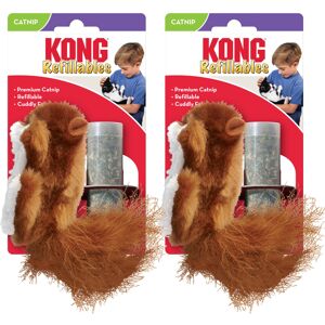 Kong Refillables Catnip Toys Assorted 2-Pack - Plush Cat Toys with Refillable C Kong Refillables Catnip Toys Assorted 2-Pack - Plush Cat Toys with Refillable C