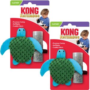 Kong Refillables Catnip Toys Assorted 2-Pack - Plush Cat Toys with Refillable C Kong Refillables Catnip Toys Assorted 2-Pack - Plush Cat Toys with Refillable C
