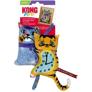 Kong Artz Cats - Crackling Cat Toys with Catnip Ribbon and Tail (Dali/Van Gogh) Kong Artz Cats - Crackling Cat Toys with Catnip Ribbon and Tail (Dali/Van Gogh)
