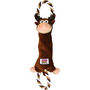 Kong - Tugger Knots Moose - Tug of War Dog Toy Minimal Stuffing and Looped Rope Kong - Tugger Knots Moose - Tug of War Dog Toy Minimal Stuffing and Looped Rope