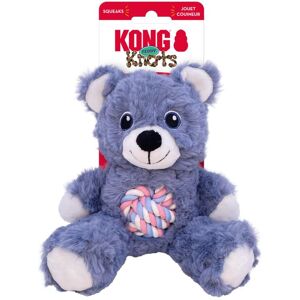 Kong Knots Teddy Bear - Knotted Rope Tummy and Tail - Soft Plush Dog Toy (Small) Kong Knots Teddy Bear - Knotted Rope Tummy and Tail - Soft Plush Dog Toy (Small)